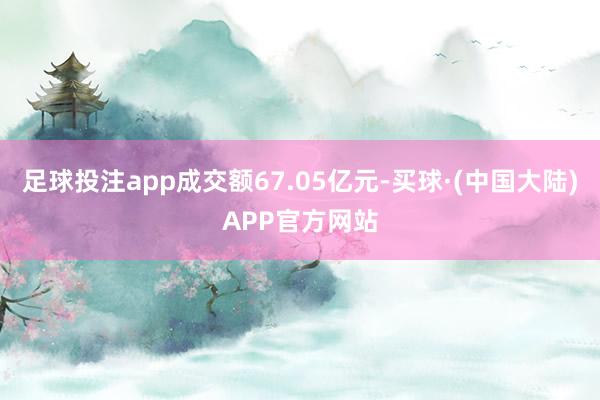 足球投注app成交额67.05亿元-买球·(中国大陆)APP官方网站