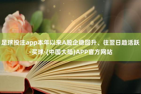 足球投注app本年以来A股企稳回升、往翌日趋活跃-买球·(中国大陆)APP官方网站
