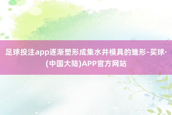 足球投注app逐渐塑形成集水井模具的雏形-买球·(中国大陆)APP官方网站