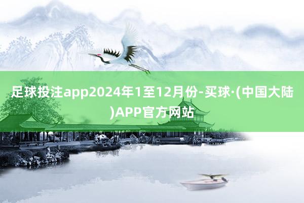 足球投注app　　2024年1至12月份-买球·(中国大陆)APP官方网站